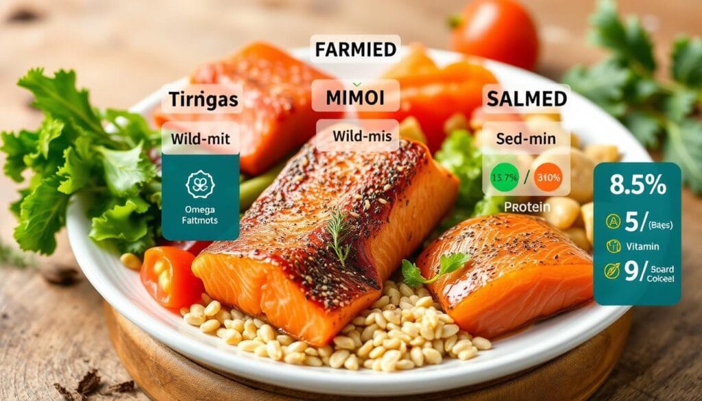 salmon nutritional comparison